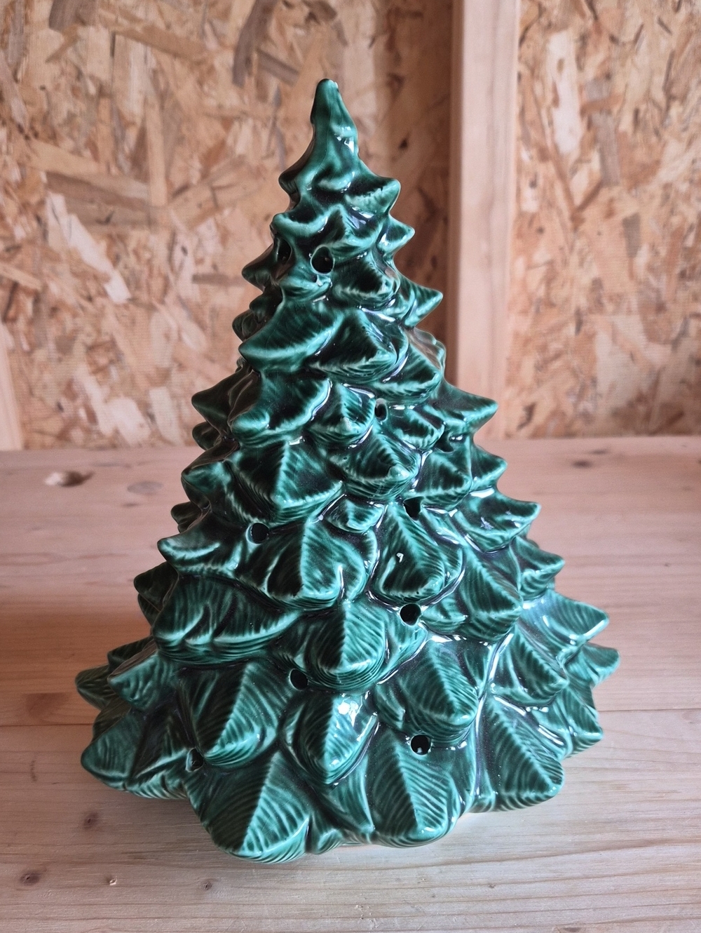 Rare Mccoy Ltd Christmas Tree Ceramic Winter Decor The Original No Bulbs